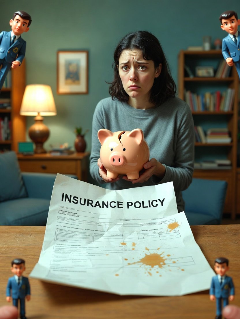 slightly crumpled renters insurance policy